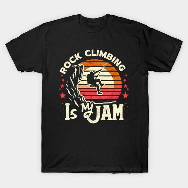 Rock climbing is my jam T-Shirt by madani04